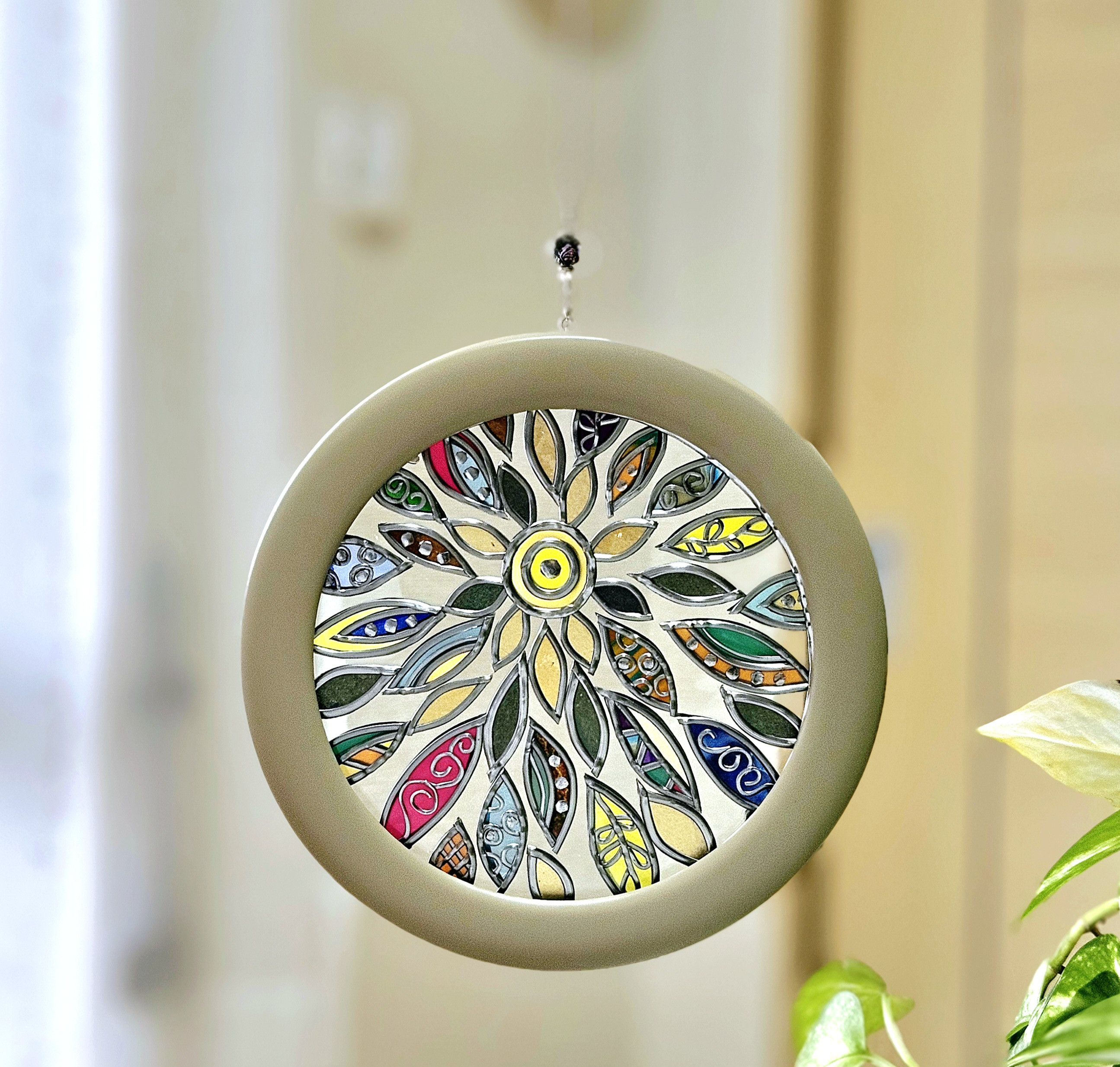 『月華』グラスアート／オーナメントサンキャッチャー