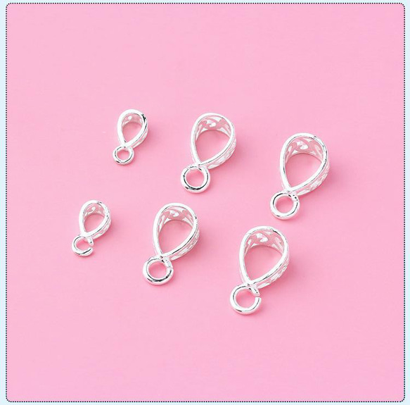 1個 透かし彫りバチカンS　 SV925 10枚目の画像