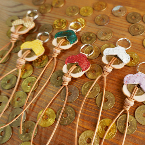 運気爆上げ⤴️2025年の干支【巳年】蛇の革を使った、5円＝ご縁