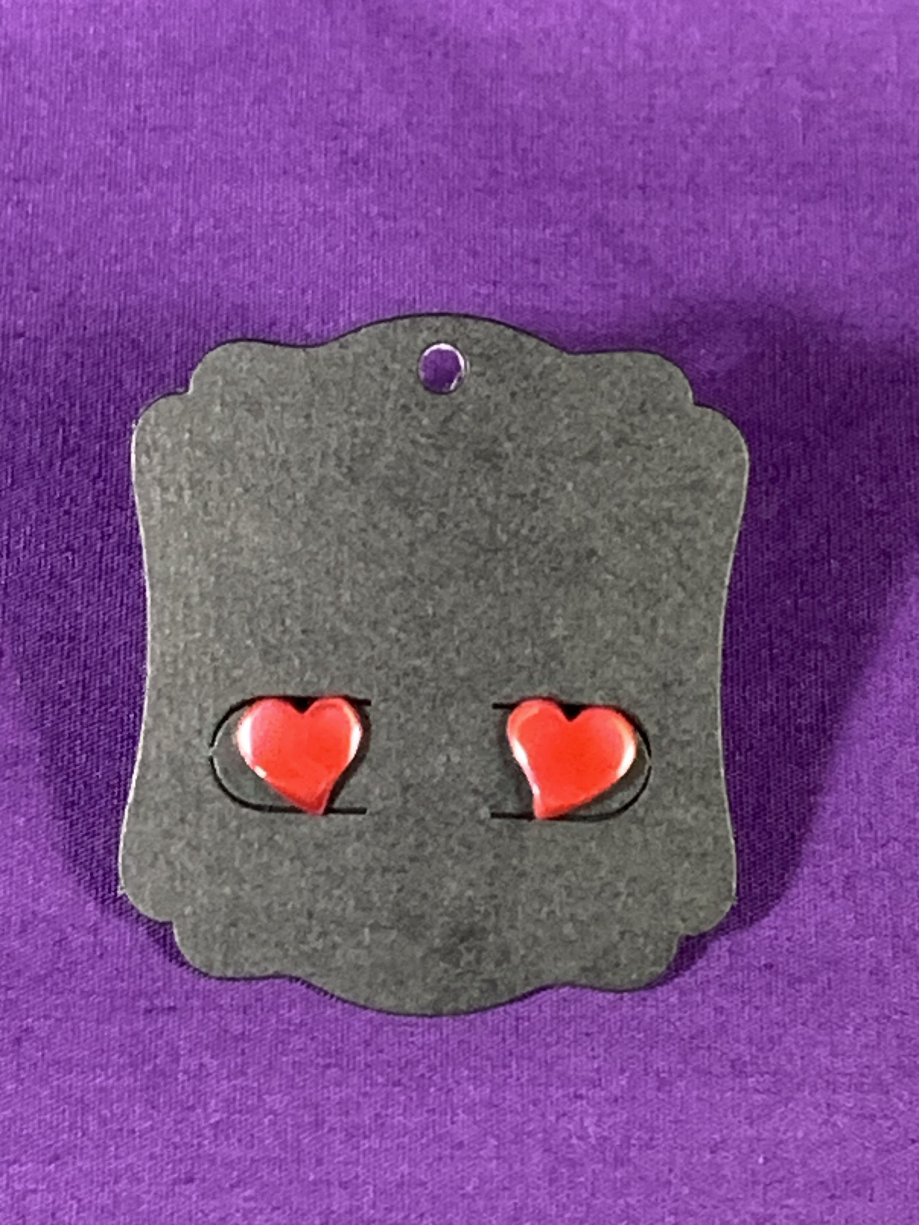 緋銅プチピアス【ハート】A002-005-001