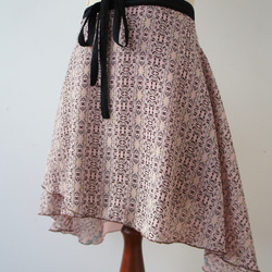 バレエ　ラップスカート[オリーブツリー・ピンク52-121] L159olivepink 7枚目の画像