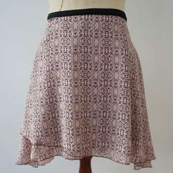 バレエ　ラップスカート[オリーブツリー・ピンク52-121] L159olivepink 6枚目の画像