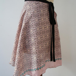 バレエ　ラップスカート[オリーブツリー・ピンク52-121] L159olivepink 5枚目の画像