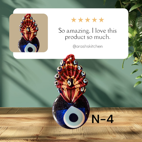 ハンドメイドのナザールボンジュウデコレーション その他アクセサリー