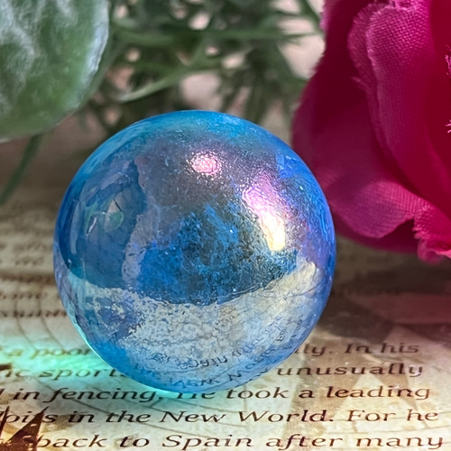 ピクチャーアメジスト 紫水晶 スフィア ポリッシュ タンブル