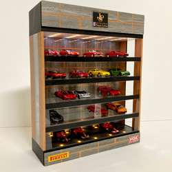 1/64展示50台可・5層式 2種のカーボン・ディスプレーBOX / LED30 1/64展示50台可・5層式 2種のカーボン・ディスプレーBOX / LED30