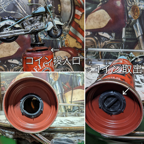 RE ARRIVAL/再入荷 ガレージ雑貨 アメリカンバイク マネーバンク ガスポンプ型 その他