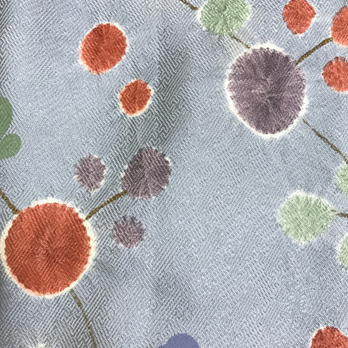 正絹】着物リメイク 訪問着より ねじりスヌード（ネックウォーマー