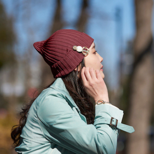 シルクヘアキャップ ニット帽 国産 シルク 絹 100% 帽子 ぼうし