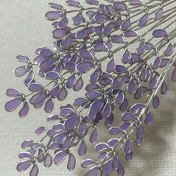 ラベンダーのスワッグ♡︎ワイヤーアート 5枚目の画像