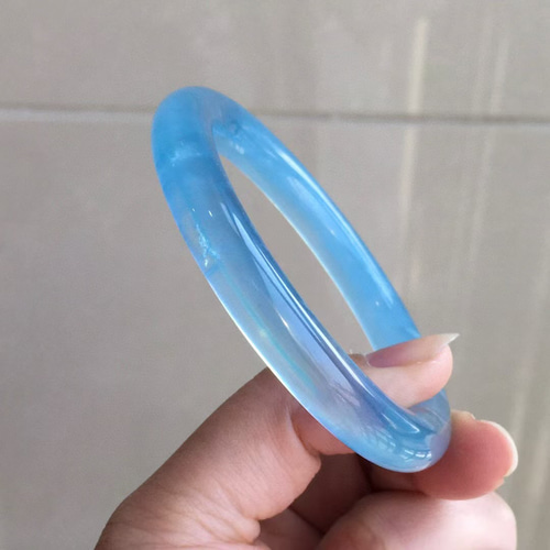 ⭐︎【天然】アクアマリン バングル 29g 天然アクアマリンバングル バングル・リストバンド Fun Fun 通販