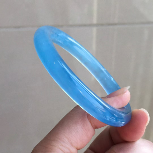 ⭐︎【天然】アクアマリン バングル 60mm 天然アクアマリンバングル バングル・リストバンド Fun Fun 通販