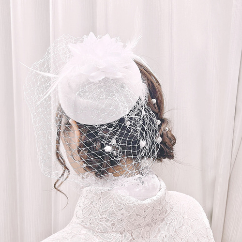 ヘッドドレス カクテルハット 全4色 トーク帽 ハット着物