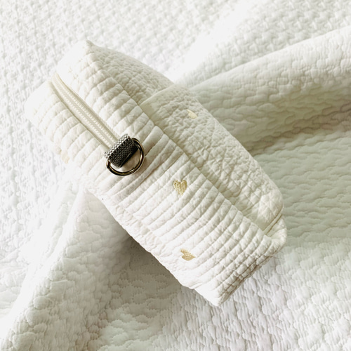 mini heart 両開きスマホショルダー H19W14D6 ヌビ ハート