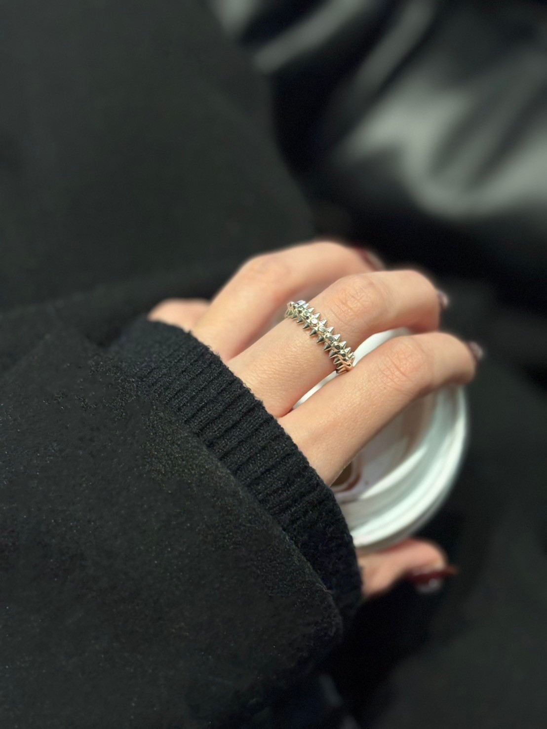 【存在感】スタッズフルエタニティリング　SVリング 15,000円