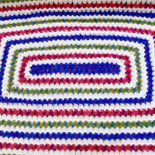 ブランケット　マルチカバー　長方形　手編み　カラフル　ハンドメイド　膝掛け ブランケット マルチカバー 長方形 手編み カラフル