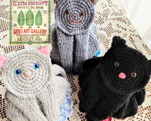 ❦カピ薔薇❦　タイムレストレジャー♡ネコちゃん♡ティーコゼー♡ハンドメイド Rolife Nanci's Tea Time Kitties Surprise Plush Dolls MNDXX | Robotime