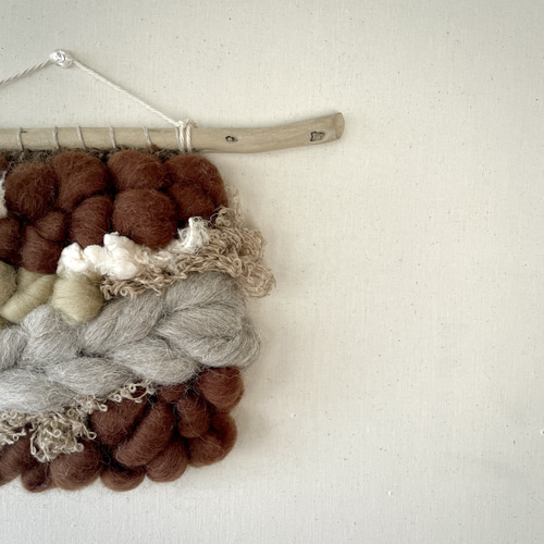 SALE！一点物ウィービング タペストリー 『hot chocolate, c』 SALE！一点物ウィービング タペストリー 『hot chocolate, c』