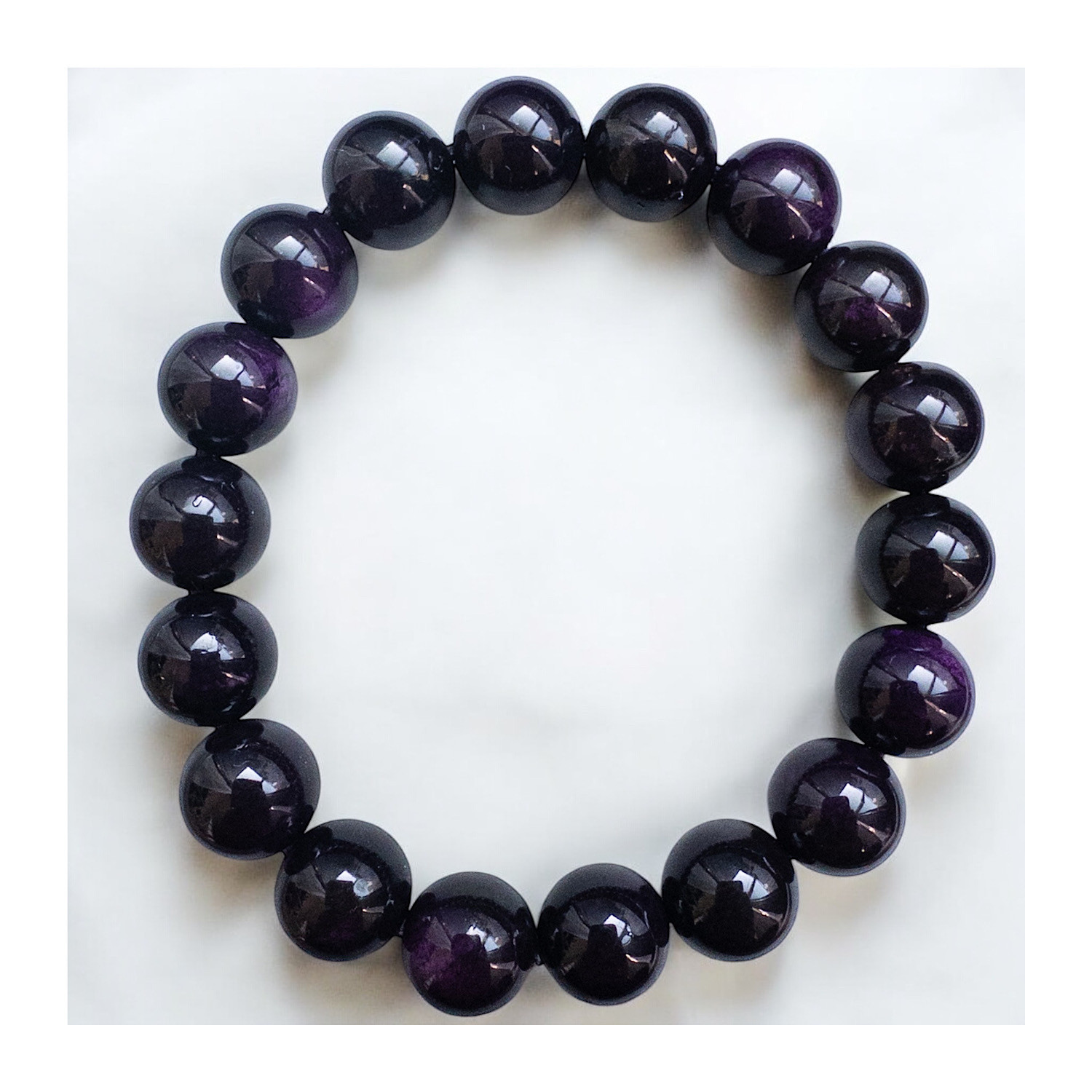 パープライトのブレスレット
