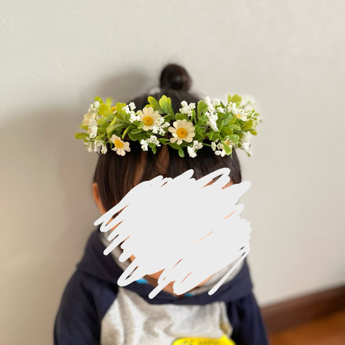 花冠　ベビー　キッズ　花かんむり 送料無料】ベビー キッズ 花冠 ~sakuramilk~ 花かんむり はな