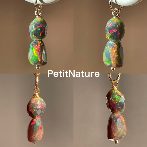 人気！ブラックオパールのペンダントトップ ペンダントトップ