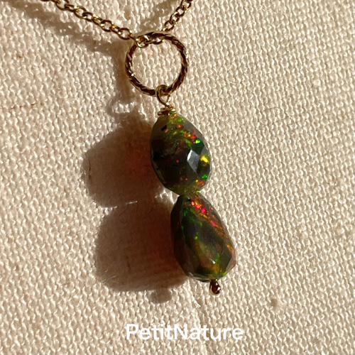 ブラックオパール　ペンダントトップ ブラックオパール ペンダントトップ