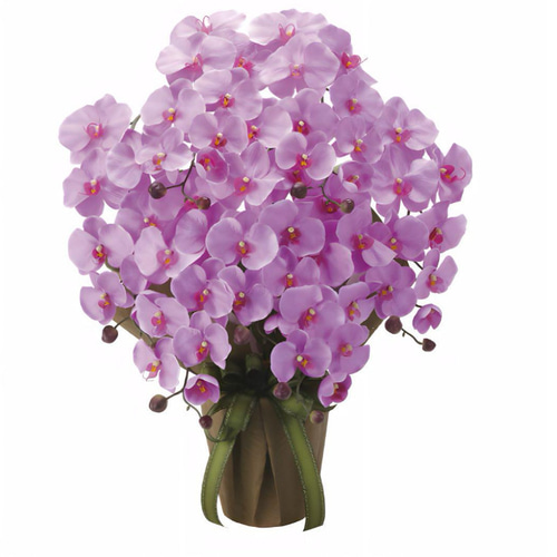 光触媒人工観葉植物フェイクグリーンエレガント胡蝶蘭7本立LAV