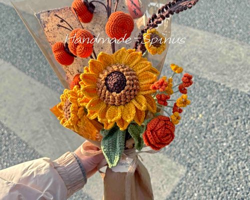 ハンドメイド 花束 動物モチーフ ハンドメイド 花束 動物モチーフ