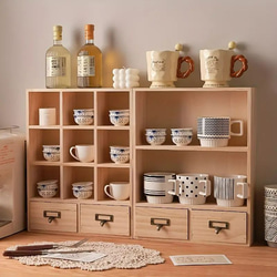 収納ラック マルチ 木製 北欧 おしゃれ かわいい インテリア カップ