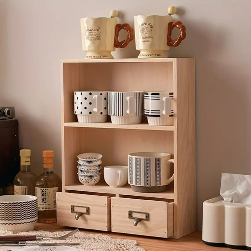収納ラック マルチ 木製 北欧 おしゃれ かわいい インテリア カップ