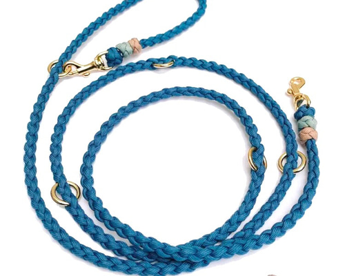 ♡パラコード多機能ショルダーリード セルリアンブルー/オリジナル