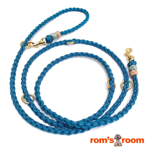 ♡パラコード多機能ショルダーリード セルリアンブルー/オリジナル