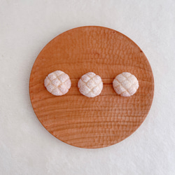 メロンパン　本物のパンで作ったミニチュアパン 1枚目の画像