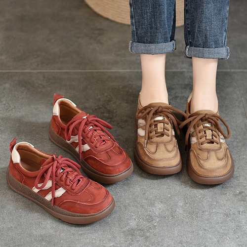 牛革底靴の新型レジャー百乗四季低助運動風 22.5-25.0サイズ