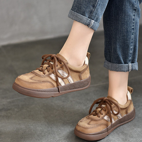 牛革底靴の新型レジャー百乗四季低助運動風 22.5-25.0サイズ