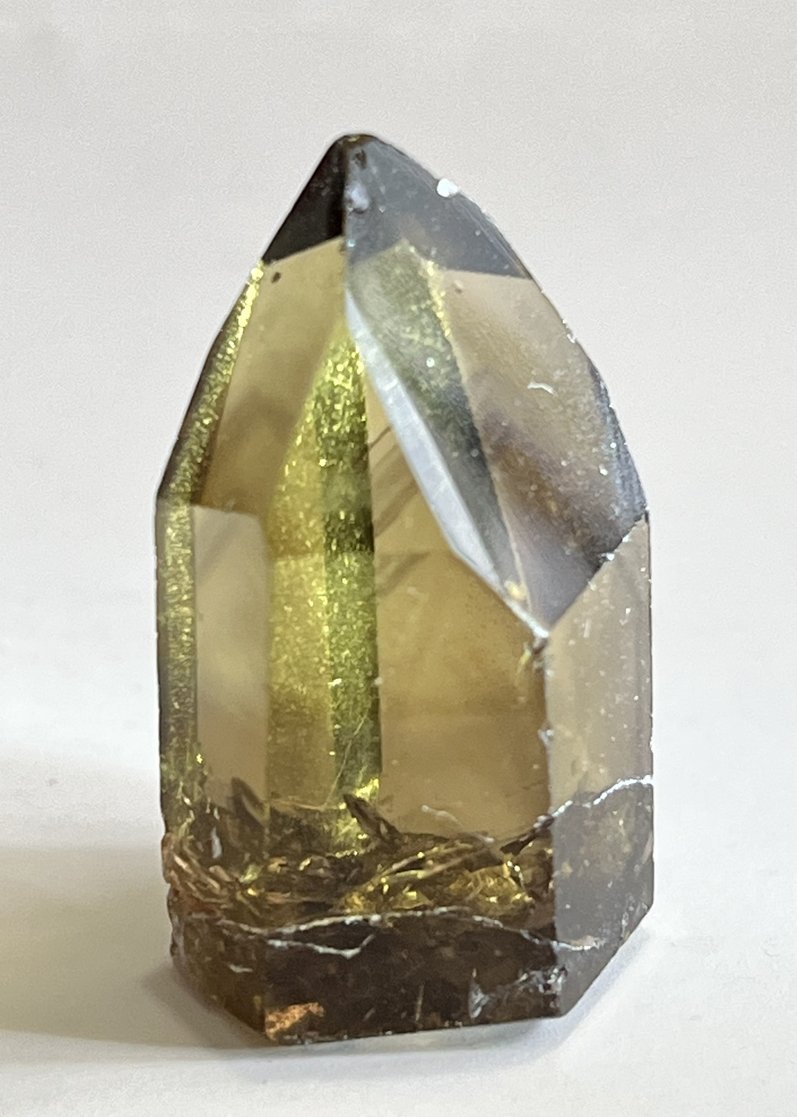 財を呼び込む✨龍脈水晶非加熱シトリン黄水晶クォーツ ポイント原石