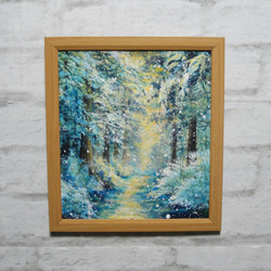 油絵 絵画 【冬の朝日】 油絵 絵画【冬の朝日】