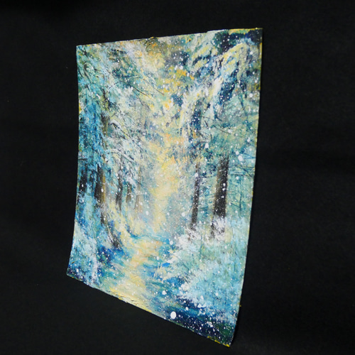 油絵 絵画 【冬の朝日】 冬の朝日 (F4) – Kuronuma Art