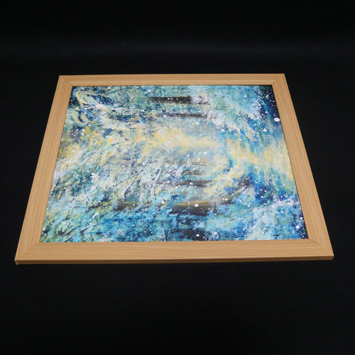 油絵 絵画【冬の朝日】 油絵 絵画 【森の冬】 絵画 HR 通販 16987848｜Creema(クリーマ)