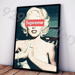 SUPREME type☆オマージュアートインテリアポスター＃21