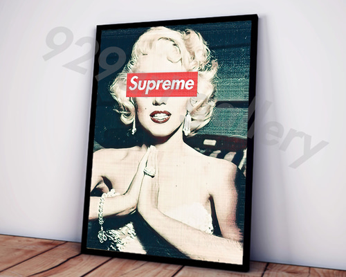 SUPREME type☆オマージュアートインテリアポスター＃21