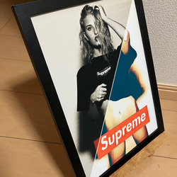 SUPREME type☆オマージュアートインテリアポスター＃27☆シュプリーム・ハンドメイド 2枚目の画像