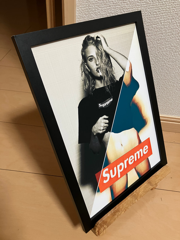 SUPREME type☆オマージュアートインテリアポスター＃27☆シュプリーム・ハンドメイド 2枚目の画像