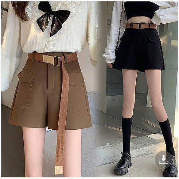 【大きいサイズ】レッドバレンチノツイードスカラップショートパンツ46 GOLDJAPAN 大きいサイズ レディース ボトムス パンツ ツイード