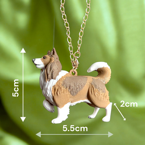 シェルティ/コリー リアル3Dフィギュア バッグチャーム バッグチャーム