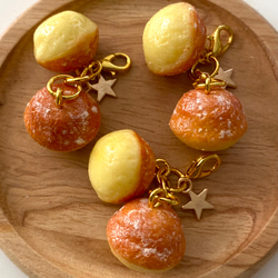 鈴カステラ フェイクスイーツ フェイクフード チャーム ミニチュア