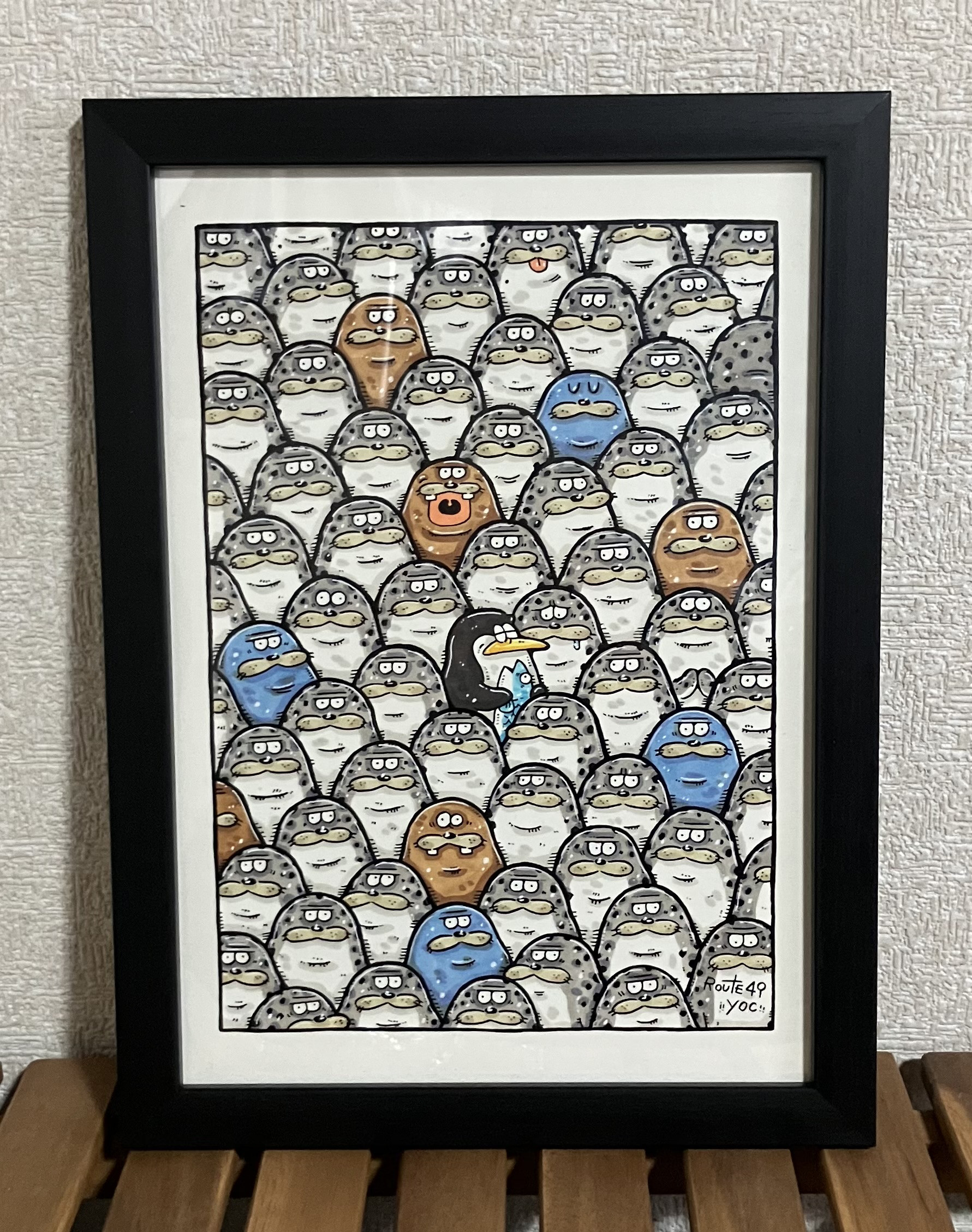 原画　yosi ペンギン