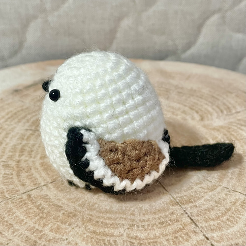 Mi様 シマエナガ、あみぐるみなど シマエナガのあみぐるみ | 虹色工房