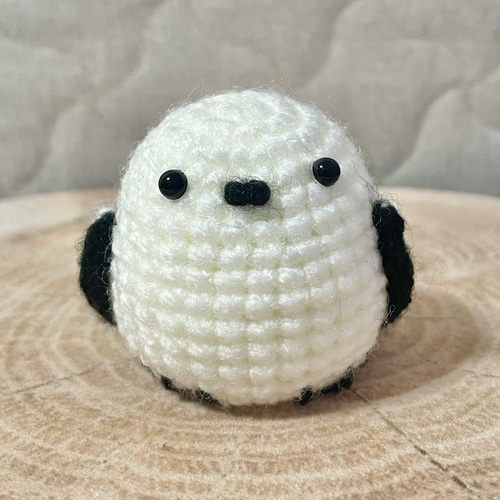 Mi様 コロンとしたあみぐるみ シマエナガなど シマエナガちゃん 編み