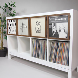 値下げ　レコードラック　ハンドメイド レコードラック スタッキングラック(1) STACKING RECORD RACK